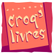 Croq'livres, logo et pancarte